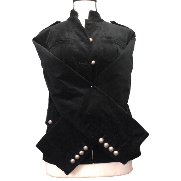 ▪️Mossimo Black Velvet Jacket Womens▪️ - Picture 5 of 10